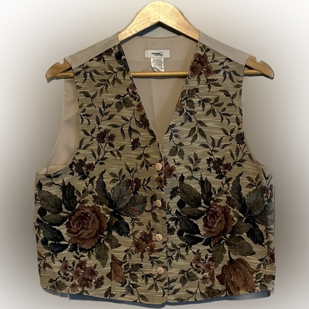 VINTAGE Dress Vest with buttons